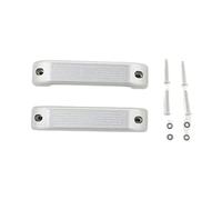 MRBVHGPKUT Car Door Handle for L&and R&Over for Defender 90 110 130 2004-2018 Aluminum Alloy Car Door Inner Door Bowl Handle Decoration(Style E Silver 2 pcs)