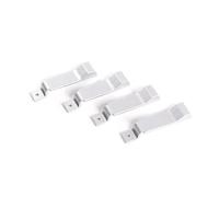 MRBVHGPKUT Car Door Handle for L&and R&Over for Defender 90 110 130 2004-2018 Aluminum Alloy Car Door Inner Door Bowl Handle Decoration(Style C Silver 4 pcs)