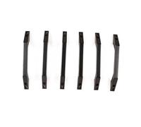 MRBVHGPKUT Car Door Handle for L&and R&Over for Defender 90 110 130 2004-2018 Aluminum Alloy Car Door Inner Door Bowl Handle Decoration(Style G Black 6 pcs)