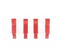MRBVHGPKUT Car Door Handle for L&and R&Over for Defender 90 110 130 2004-2018 Aluminum Alloy Car Door Inner Door Bowl Handle Decoration(Style C Red 4 pcs)
