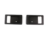 MRBVHGPKUT Car Door Handle for L&and R&Over for Defender 90 110 130 2004-2018 Aluminum Alloy Car Door Inner Door Bowl Handle Decoration(Style B Black 2 pcs)