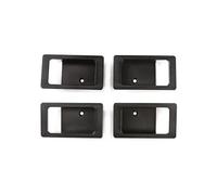 MRBVHGPKUT Car Door Handle for L&and R&Over for Defender 90 110 130 2004-2018 Aluminum Alloy Car Door Inner Door Bowl Handle Decoration(Style B Black 4 pcs)