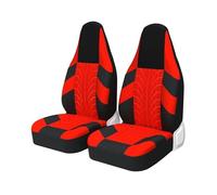 MRBVHGPKUT Car Seat Cushion 2pcs Seat Protector Universal Car Seat Covers For Chevrolet For Camaro 1983(RED)