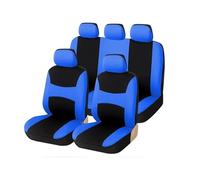 MRBVHGPKUT Car Seat Cushion For Fiat For Stilo 5 Seats Universal Car Seat Covers Auto Cushion Protector(Blue Full Set)