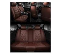 MRBVHGPKUT Car Seat Cushion For Lifan X60 PU Leather Universal Car Seat Covers(Coffee 5 PCS)