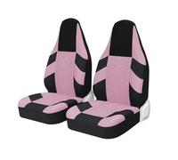 MRBVHGPKUT Car Seat Cushion Universal Car Seat Covers Seat Protector For Citroen C1(2pcs pink)