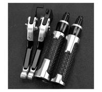 MRBVHGPKUT Motorcycle Brake Clutch Motorcycle Adjustable Brake Clutch Levers Handlebar Grips Handle Ends for Fazer FZS1000 FZS 1000 2001 2002 2003 2004 2005(A4)