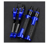 MRBVHGPKUT Motorcycle Brake Clutch Motorcycle Adjustable Brake Clutch Levers Handlebar Grips Handle Ends for Fazer FZS1000 FZS 1000 2001 2002 2003 2004 2005(A14)