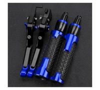 MRBVHGPKUT Motorcycle Brake Clutch Motorcycle Adjustable Brake Clutch Levers Handlebar Grips Handle Ends for Fazer FZS1000 FZS 1000 2001 2002 2003 2004 2005(A7)