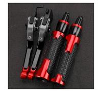 MRBVHGPKUT Motorcycle Brake Clutch Motorcycle Adjustable Brake Clutch Levers Handlebar Grips Handle Ends for Fazer FZS1000 FZS 1000 2001 2002 2003 2004 2005(A19)