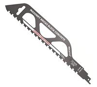 MRCGTCE 12-Inch Masonry Reciprocating Saw Blade, 2 TPI Tungsten Carbide Teeth Tipped Brick Cutting Recip Saw Blade, Demolition Saw Blade for Cutting Red Brick, Light Brick, Fiber Cement, Aerated