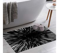 Mrcrypos Black Hole Bath Rugs Flying Through The Stars Bathroom Rug Bath Mat Non Slip Absorbent Thin Bath Rug Fit Under Door Washable Bathroom Floor Mat