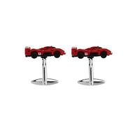 MRCUFF Race Car Le Mans F1 Red Formula One Pair Cufflinks in a Presentation Gift Box & Polishing Cloth