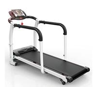MRDEVA Multifunction Foldable Treadmill Rehabilitation Motorized Treadmill with Handrail Seniors Home Treadmill for Home Office Physical Exercise Treadmill