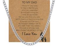 MRDOPELUX Cuban Chain,Stainless Steel Chain 7mm Men's Necklaces Gifts for Son Dad Husband Boyfriend, 7mm, 24in, Stainless Steel, No Gemstone