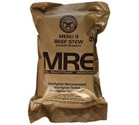 MRE (Meals Ready-to-Eat) Genuine US Military Surplus with Menu Selections, 09 Beef Stew by Western Frontier
