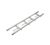Mreryyse Rail Mill Guide System, 6ft Milling Guide, 4 Crossbar Kits Chainsaw Mill Rail Guide, Aluminum Adjustable Saw Mill Rail System Work with Chainsaw Mills for Builders and Woodworkers