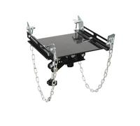 Mreryyse Transmission Jack Adaptor Gearbox Trolley Jack Cradle Support Plate 1100lbs/0.5T for Cars, Trucks, and Other Vehicles, Chain length: 85cm, Hole dia.: 28mm