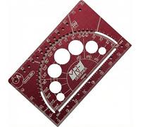MRF Card Multitools Designer - 15-in-1 Credit Card Multitool Ruler - Aluminium Wallet Multitool Card for Architects, Engineers & Designers - Pocket Multi Tool, Dual Scale, TSA Approved