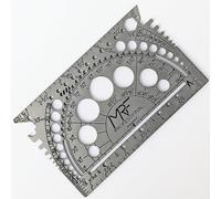 MRF Card Multitools Professional - 24-in-1 Titanium Multitool for Workshop & Field - Compact EDC for Engineers, Mechanics & Woodworkers - Credit Card Size