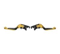 MRFAIRING SIKUAI Brake Lever Clutch Levers Handlebar Gold Aluminum for Honda CBR954RR 2002-2003 1 Pair of