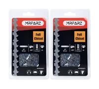 MRFARZ 20 Inch Chainsaw Chain 2 Chains .325" Pitch .063" Gauge 81 Drive Links- 26RS 81 Fits Stihl (PRE 2023 .063" Gauge) MS291, MS271 Farm Boss, MS261-36390050081, V81