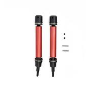 MRFVASD Main Drive Shafts For Arrma 3s For Mega For Vorteks For Senton For Granite For Big Rock For Typhon 1/10 Slider Front Rear Drive Shaft Dogbones Set Upgrade RC Parts(Red,Size 2pcs)
