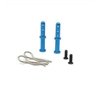 MRFVASD RC Decorative Accessories Compatible With WLtoys For JJRC 1/12 1/14 Remote Control Car Upgrade Accessories Parts Metal Car Shell Pillars(Blue)