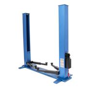 MRFVASD RC Decorative Accessories For 1/10 1/8 Scale RC Car Two Post Lift Garage Scenes Automatic Dual Motor Gantry For Series(Blue)