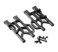 MRFVASD RC Decorative Accessories For Arrma For Mojave 4S 4X4 For BLX 1/8 Metal Rear Suspension Arm For Swing RC Car Upgrade Parts Accessories Replacement(Black)