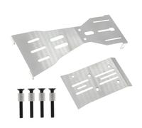 MRFVASD RC Decorative Accessories For Arrma FURY MEGA 1/10 Metal Stainless Steel Chassis Guard Protection Protector Skid Plate RC Car Upgrade Parts