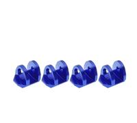 MRFVASD RC Models Repairs For Arrma For Mini For Mojave 1/18 For Granite For Grom For Typhon 1/14 4pcs Metal Shock Absorber Protection Cover Shock Cap Protector(Blue)