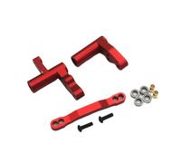 MRFVASD RC Models Repairs For HNR For Dodge H9802 Werewolf H9803 E30 1/10 Remote Control Flat Sports Car Metal Upgrade Accessories Steering Component Parts(SKY BLUE)