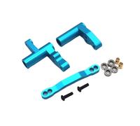 MRFVASD RC Models Repairs For HNR For Dodge H9802 Werewolf H9803 E30 1/10 Remote Control Flat Sports Car Metal Upgrade Accessories Steering Component Parts(Red)