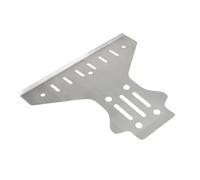 MRFVASD RC Models Repairs For KM For Rally C3 WRC 1/7 RC Car Stainless Steel Front And Rear Guards Metal For Chassis Toy Accessories Upgrade DIY Parts(Front)