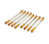 MRFVASD RC Models Repairs For MN For MN128 For Wrangler Model 1/12 Metal Upgrade Adjustable Chassis Linkage RC Car Parts Accessories Replacement Repair(Yellow)