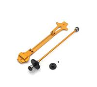MRFVASD RC Models Repairs For WLtoys 1/12 124016 124017 124018 124019 Metal Second Floor Slab Central Drive Shaft RC Car Upgrade Parts(Yellow)
