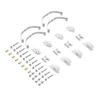 MRFVASD RC Models Repairs For WPL B1 B14 B-14 B16 B24 B-24 C14 C-14 C24 C-24 B16 6x6 4x4 1/16 Military Truck Metal Steel For Leaf For Spring Suspension Set(Silver,4WD)