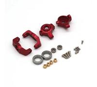 MRFVASD Rc Parts Accessories For FMS For Fire For Horse For Eazyrc For Thunder 1/18 Metal C For Seat Steering Cup RC Remote Control Car Accessories Upgrades And Replacements(Red)