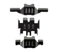 MRFVASD Rc Parts Accessories For TRX4M 1/18 4M-46 Stainless Steel Skid Plate Front Rear Axle Protector Chassis Armor RC Crawler Upgrade Car Accessories RC Car Parts