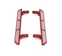 MRFVASD Rc Parts Accessories For WLtoys 104006 104010 104020 104026 OP Metal Left And Right Foot Pedals Rc Crawler Car Truck For Buggy Accessories Upgrade Parts(Red)