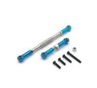 MRFVASD Rc Parts Accessories For WPL C14 C24 B14 B16 B24 B36 For HengLong For FeiYu For JJRC Metal Front Axle Steering Rod RC Car Parts And Accessories Upgrades Replacement(Blue)