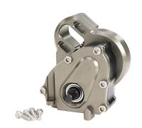 MRFVASD RC Repairs Models Spare For Axial For LCG For SCX24 Builds 1/24 160mm Wheelbase Aluminum Chassis Frame Kit Links Body Mount RC Crawler Upgrade Part(Gearbox Titanium)