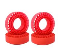 MRFVASD RC Repairs Models Spare For Axial For SCX10 For Capra For TRX4 1/10 Silicone Tire Inserts 108mm Insert Foam For Fit 1.9" Wheel Tires RC Crawler Parts(Red)