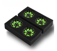 MRFVASD RC Repairs Models Spare For Axial For SCX10 Pro For Capra UTB18 For TRX4 For Redcat 1/10 Masonry 110 * 38MM Mud For Terrain 1.9" Wheel Tires RC Car Parts(Green hub)