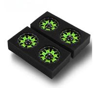 MRFVASD RC Repairs Models Spare For Axial For SCX10 Pro For Capra UTB18 For TRX4 For Redcat 1/10 Masonry Tires 110 * 38MM Mud For Terrain Wheel Tires RC Car Parts(Green hub)