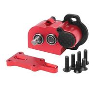 MRFVASD RC Repairs Models Spare For Capra For SCX10 III AR45 1/10 Portal For LCG Transmission With Slider Gearbox Ratio Aluminum Gears RC Crawler Parts(Red)