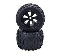MRFVASD RC Repairs Models Spare For HPI For ZD For Redcat For Rovan For Savage 1/8 2PCS Wheel Tires 170MM Monster Truck Wheels Tire 17mm Hub Hex RC Car Parts(A8022)