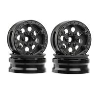 MRFVASD RC Repairs Models Spare For SCX10 For Capra For TRX4 VS4-10 H10 OPTIC 1/10 Carbon Aluminum 1.9 Beadlock Wheels RC Crawler Upgrade Accessories(B)