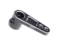 MRFVASD RC Repairs Models Spare For Traxxas Aluminum Alloy 25T Steering Servo Arm Horn Parts Servo RC Car Crawler Repair Modify Upgrade Parts Accessories(Black)